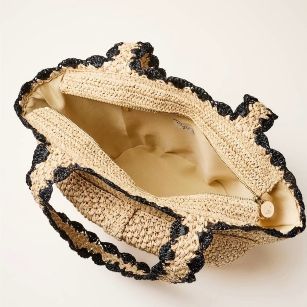 ♠️💞 kate spade new york x Target Raffia Bow Natural Tote Bag 🎀 - Picture 6 of 7